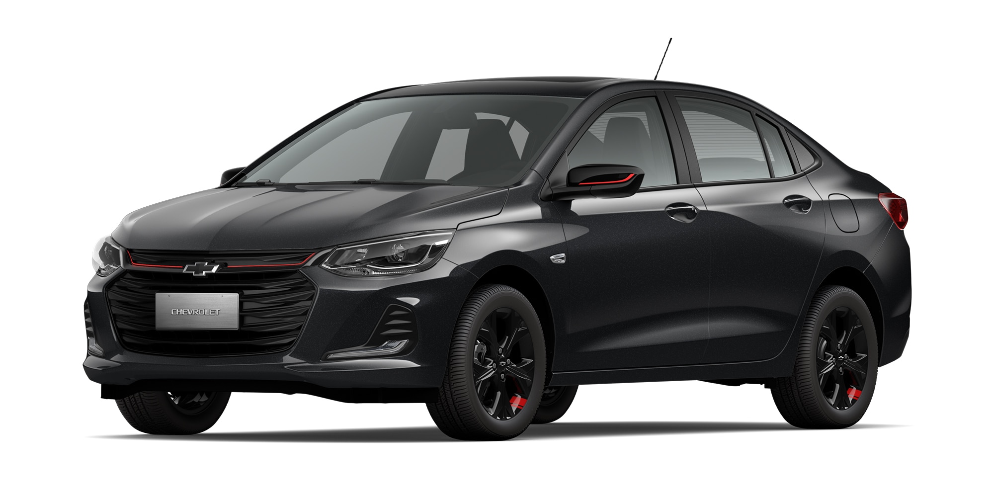 Chevrolet Onix 2025, sedán deportivo en color negro