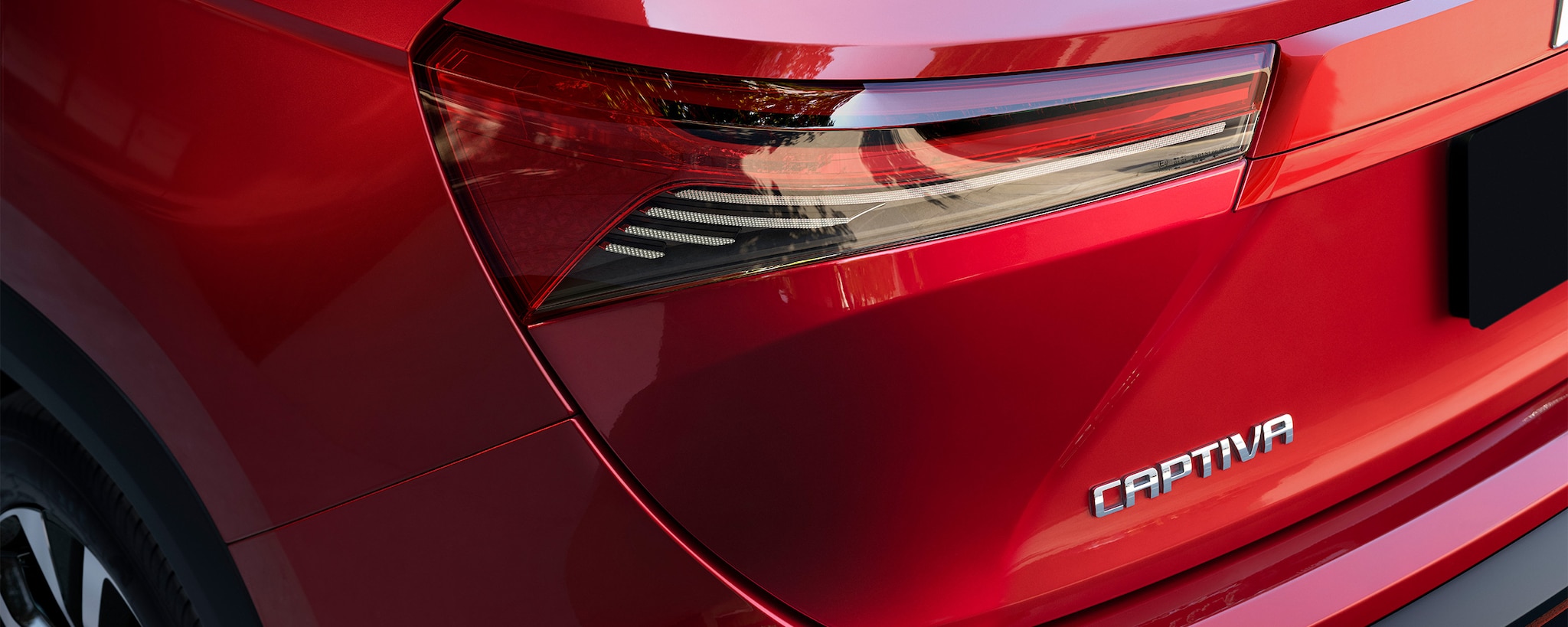 Luces traseras con apariencia LED de la Chevrolet Captiva ICE