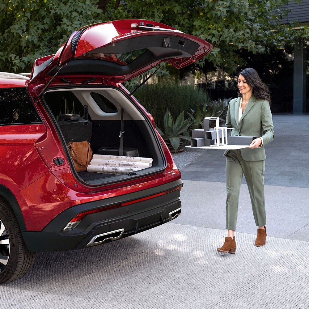 Espaciosa cajuela de la nueva Chevrolet Captiva ICE