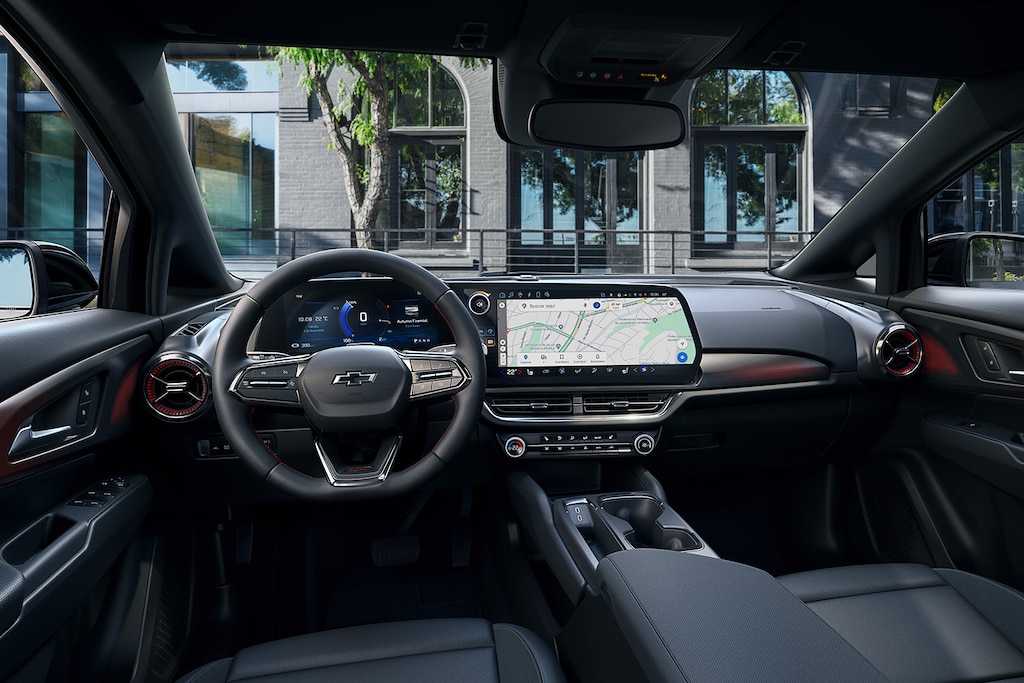 Nueva Chevrolet Equinox EV 2024 SUV eléctrica deportiva, imagen vista trasera