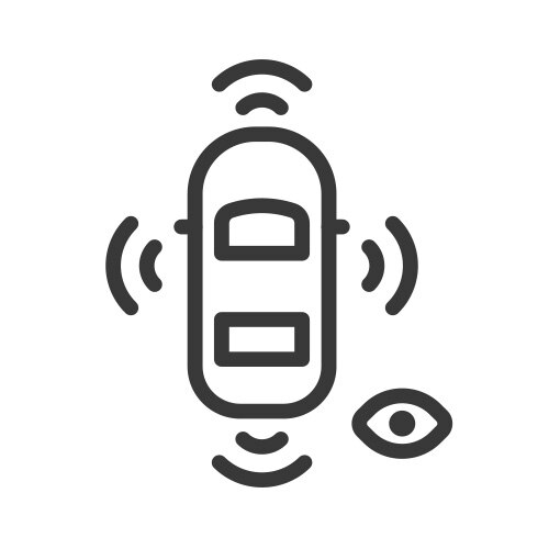 Ícono de alerta por punto ciego Chevrolet Equinox EV 2024 SUV eléctrica deportiva