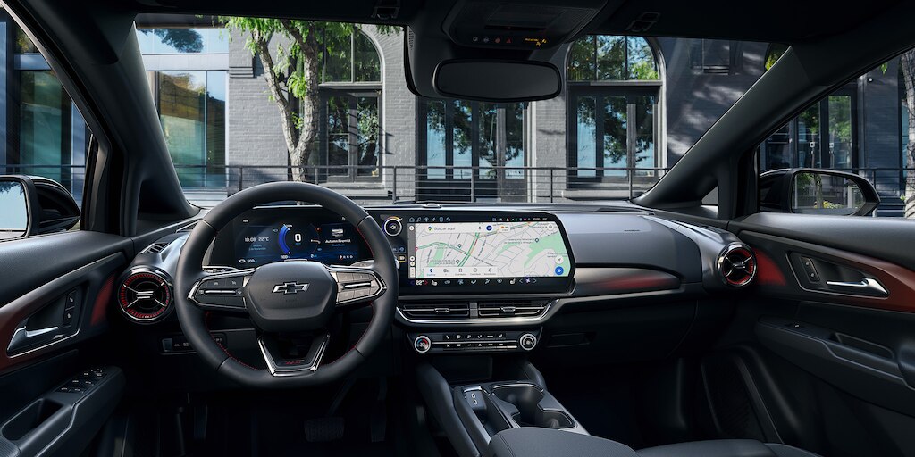 Chevrolet Equinox EV 2024  SUV eléctrica con pantalla de 17.7 HD y sistema de infoentretenimiento VCS, 5G y Onstar integrado